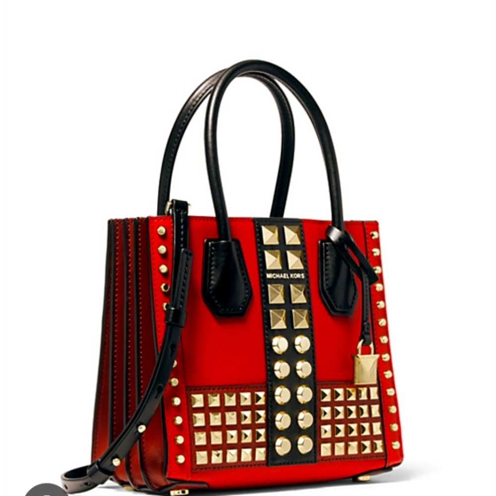Michael Kors Studded Accordion Crossbody.